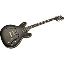 Hagstrom Viking Deluxe Baritone Semi-Hollow Guitar in Cosmic Black Burst Gloss Hagstrom Guitars Archtop Guitar Case, Baritone, Electric Guitar Case, Guitar Hardcase, Hardcase, Semi-Hollow Baritone, With Case 2
