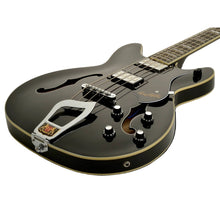 Hagstrom Guitars Semi-Hollow Bass Guitars Black Gloss, Semi-Hollow, Viking 2