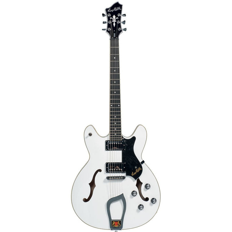 Hagstrom Guitars Semi-Hollow Guitars Electric Guitar, Jazz, Semi-Hollow, Viking, White Gloss 1