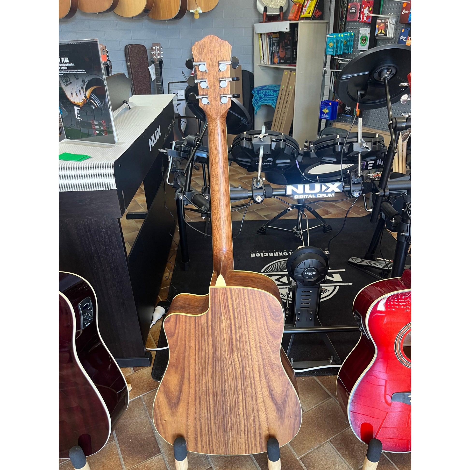 Martinez '41 Series' Dreadnought Cutaway Acoustic-Electric Guitar Rosewood