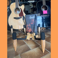 Fretz 'Woodie 1' Wooden Folding Acoustic Guitar Stand Natural