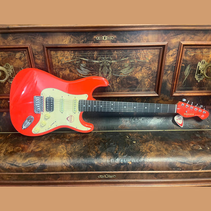 MOOER MSC10 ELITE ST-STYLE ELECTRIC GUITAR (FIESTA RED)