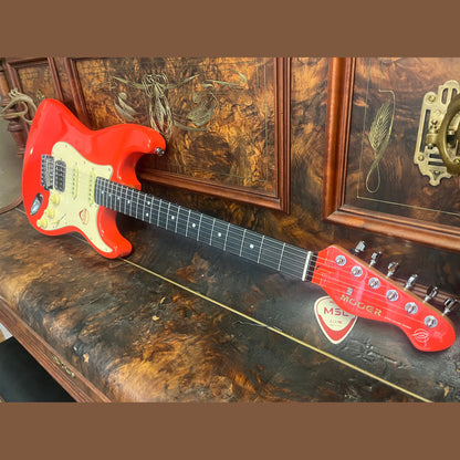 MOOER MSC10 ELITE ST-STYLE ELECTRIC GUITAR (FIESTA RED)