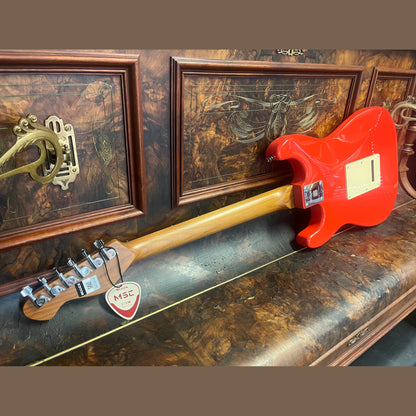 MOOER MSC10 ELITE ST-STYLE ELECTRIC GUITAR (FIESTA RED)