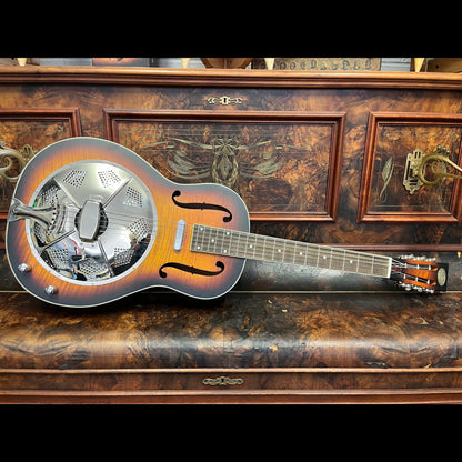 Bourbon Street BSR-1C12-W Resonator Guitar – Flamed Maple - Sunburst