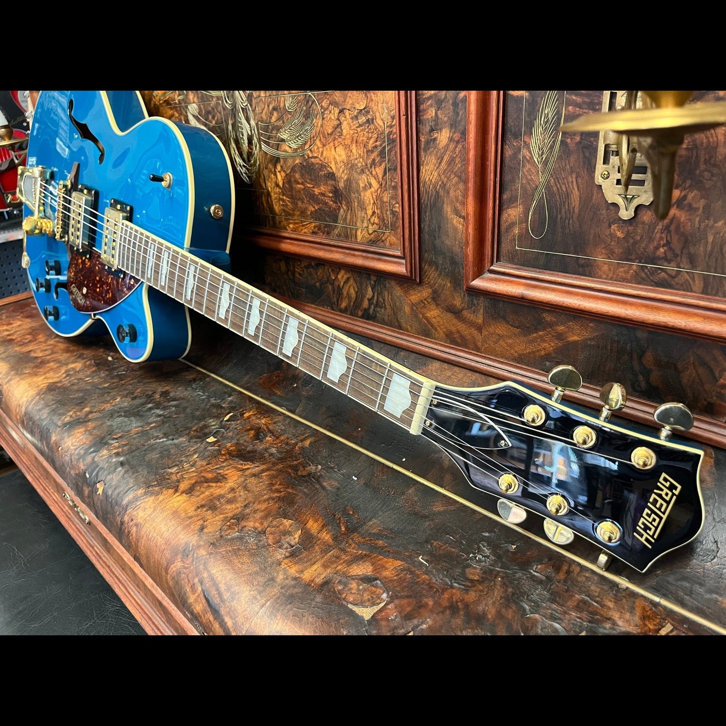 Gretsch G2410TG Streamliner Hollow Body with Bigsby - Ocean Turquoise USED