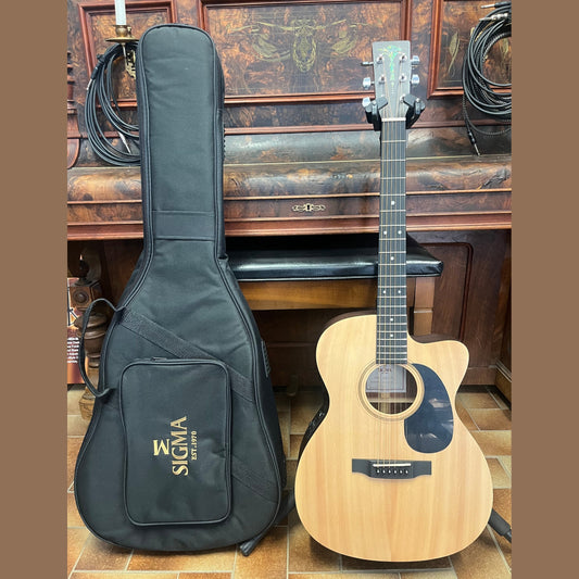 Sigma 000TCE – Compact 000‑Size Cutaway Acoustic‑Electric Guitar