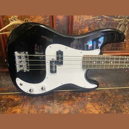 Aria STB-PB Series Electric Bass Guitar in Black + Free Case