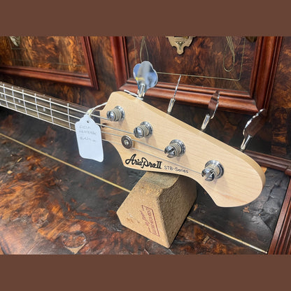 Aria STB-PB Series Electric Bass Guitar in Black + Free Case