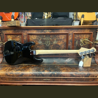 Aria STB-PB Series Electric Bass Guitar in Black + Free Case