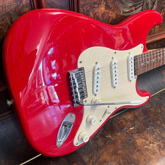 1996 Squier Affinity Strat – Torino Red