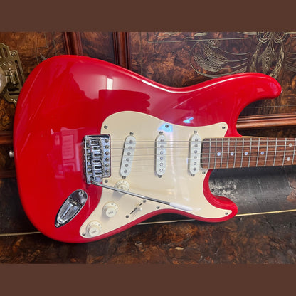 1996 Squier Affinity Strat – Torino Red