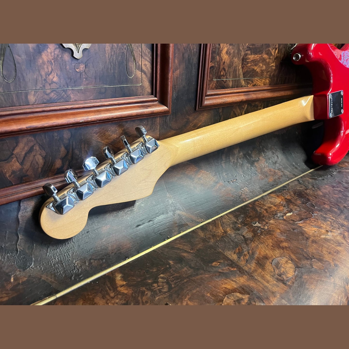 1996 Squier Affinity Strat – Torino Red