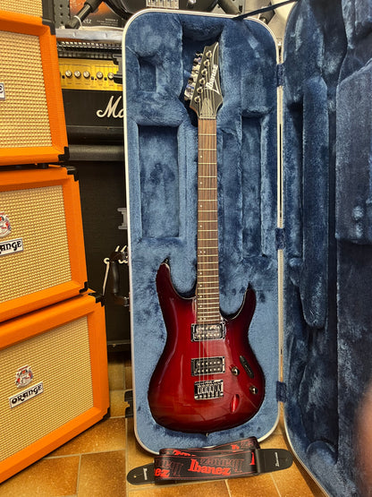 Ibanez S521 electric guitar bundle with hardshell case and strap