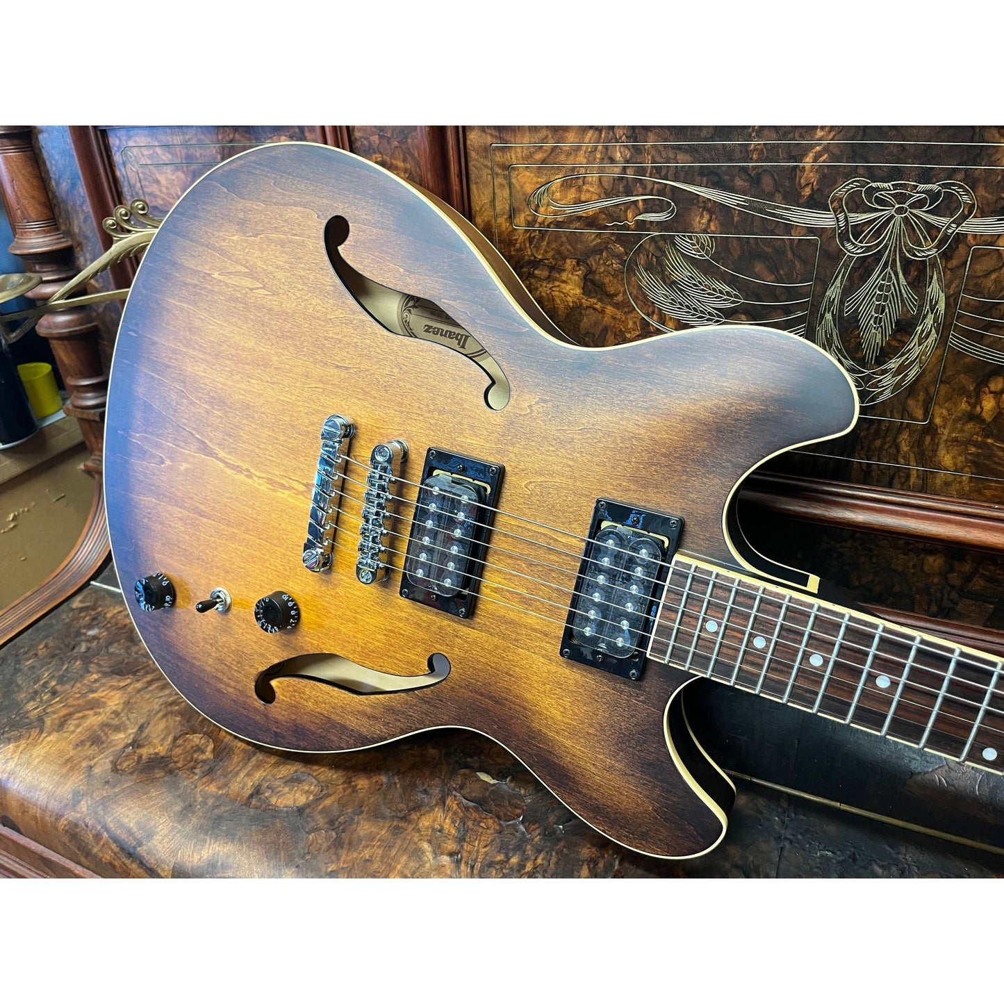 Ibanez Artcore AS53 Performance Bundle with Case, Strap & Bonus Snark Tuner Semi-Hollow Guitars