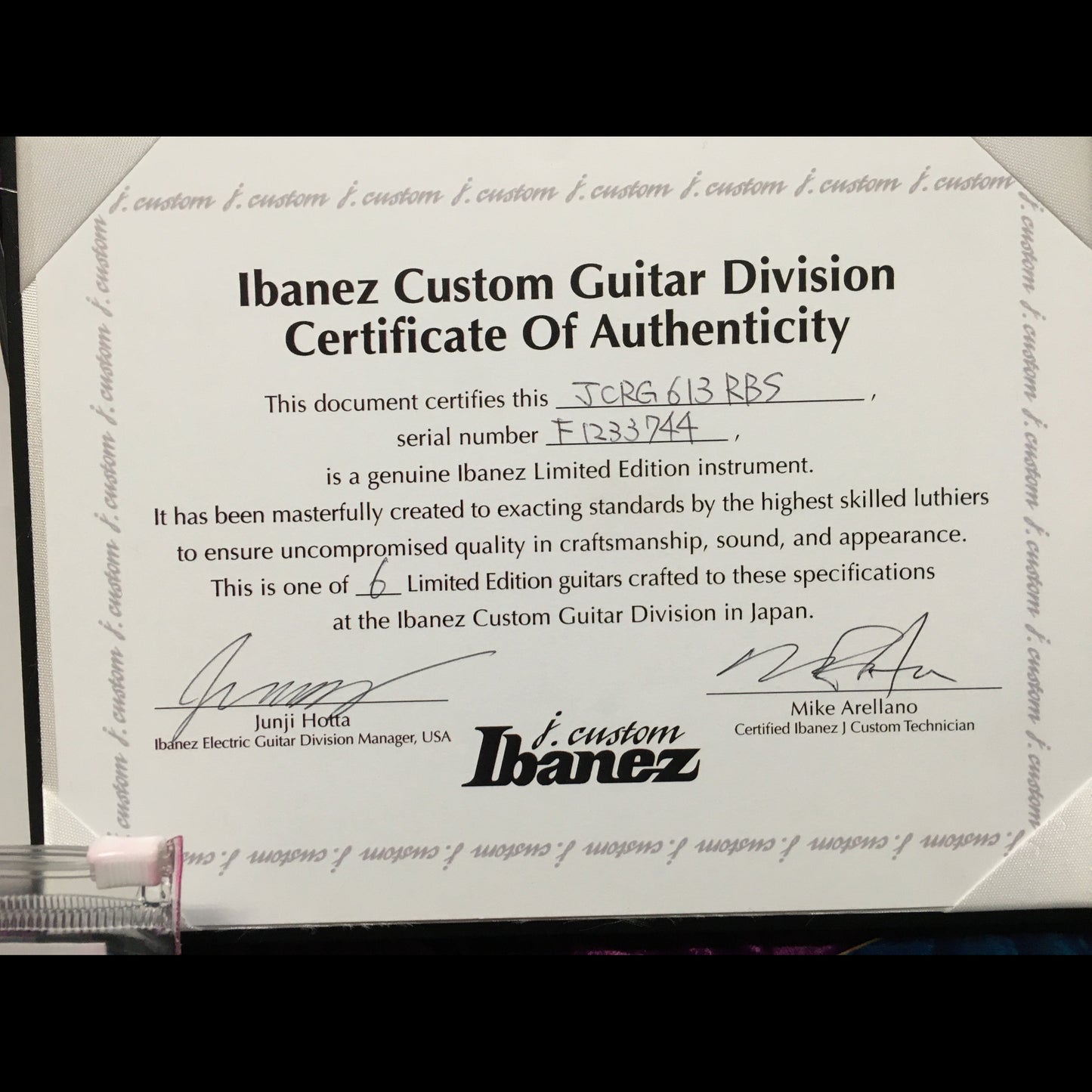 Ibanez JCRG20136 J-Custom Electric Guitar – Quilted Maple Top | GIG Guitars