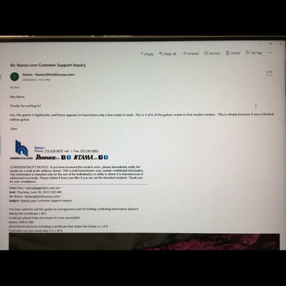 Ibanez JCRG20136 J-Custom Electric Guitar – Quilted Maple Top | GIG Guitars