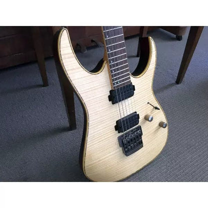 2015 Ibanez Premium RG721FM NTF Electric Guitar In Natural Flat Finish - GIG Guitars