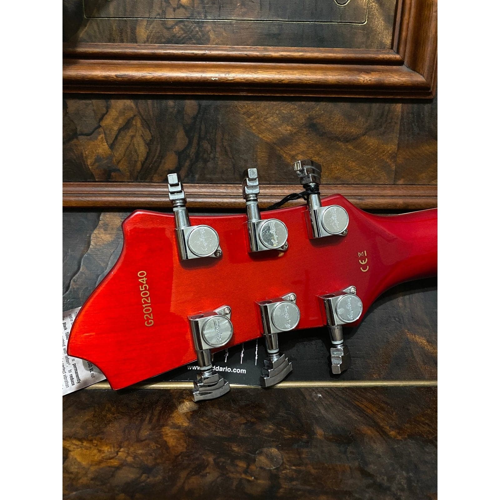 Hagstrom Alvar Semi-Hollow Guitar in Wild Cherry Transparent Gloss