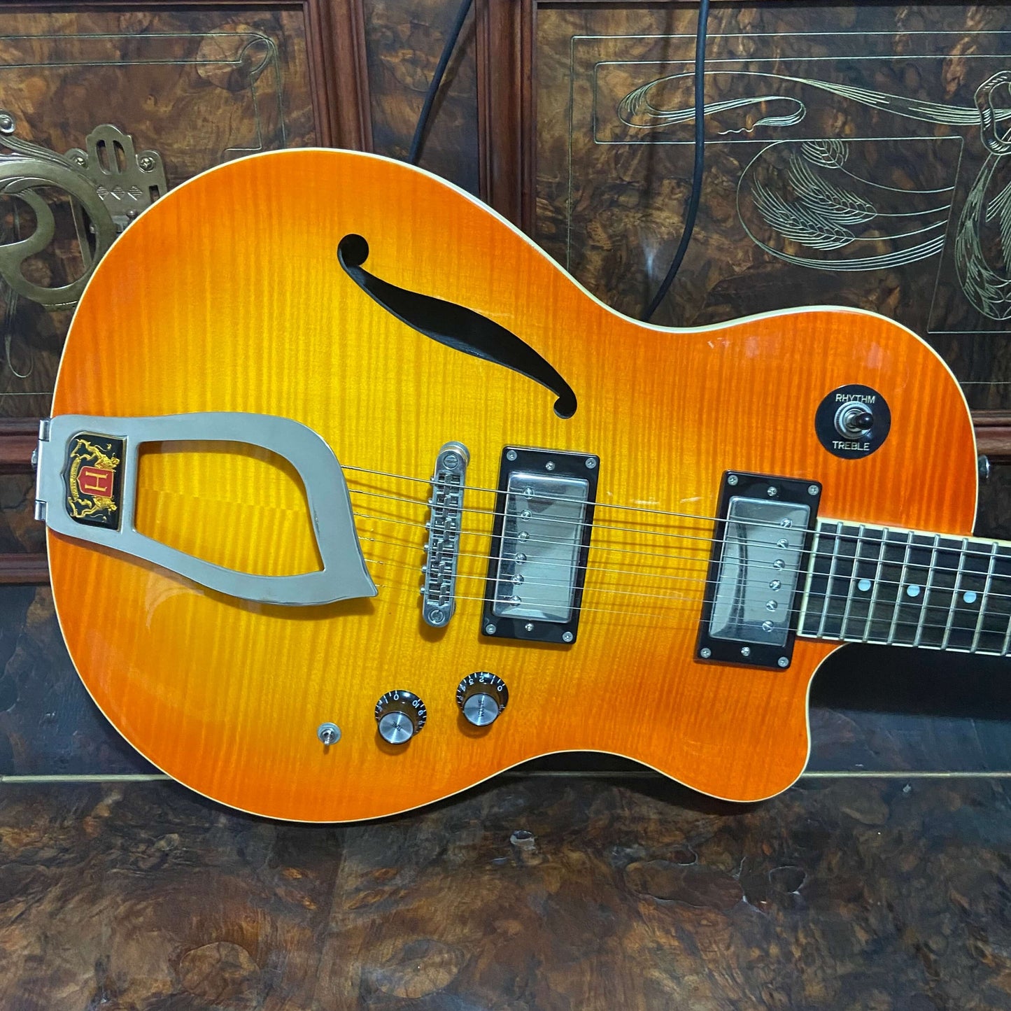 Hagstrom 2007  Limited Edition D2F Deluxe-F Mandarin Burst