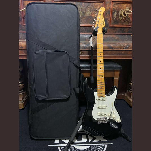 Aria STG-57 Modern Classics Series Electric Guitar in Black