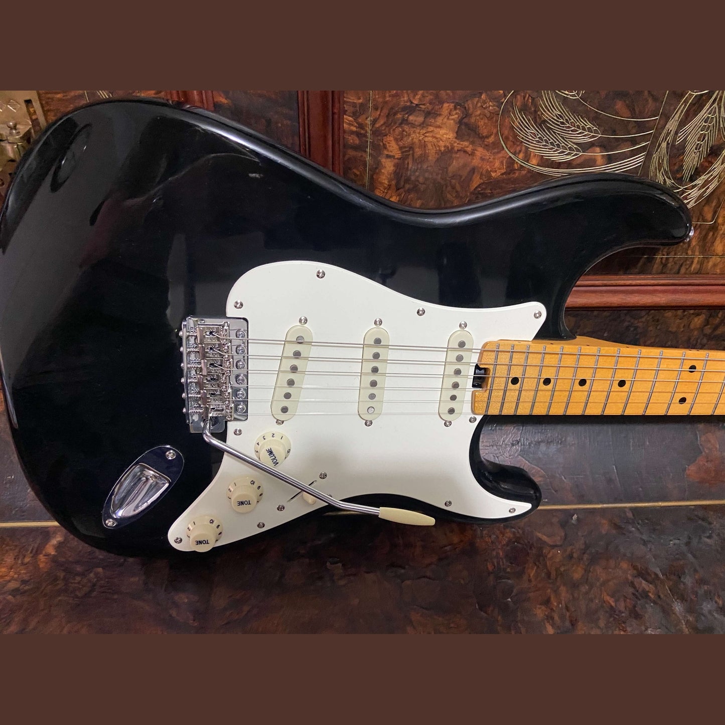 Aria STG-57 Modern Classics Series Electric Guitar in Black