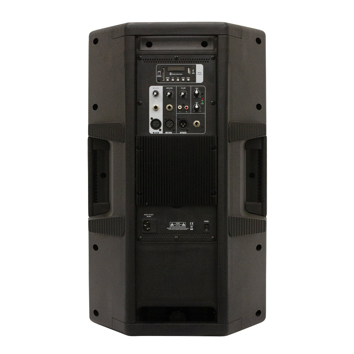 Italian Stage 15" bi-active two way speaker with Media Player