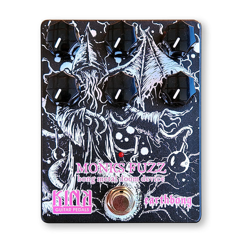 Kink Monks Fuzz pedal collaboration with Earthbong