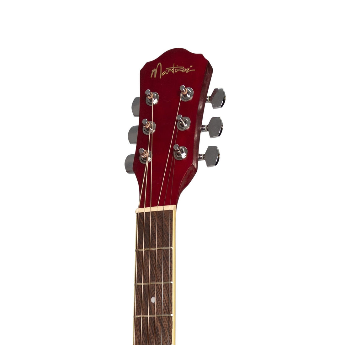 Martinez '41 Series' Dreadnought Acoustic Guitar (Red)