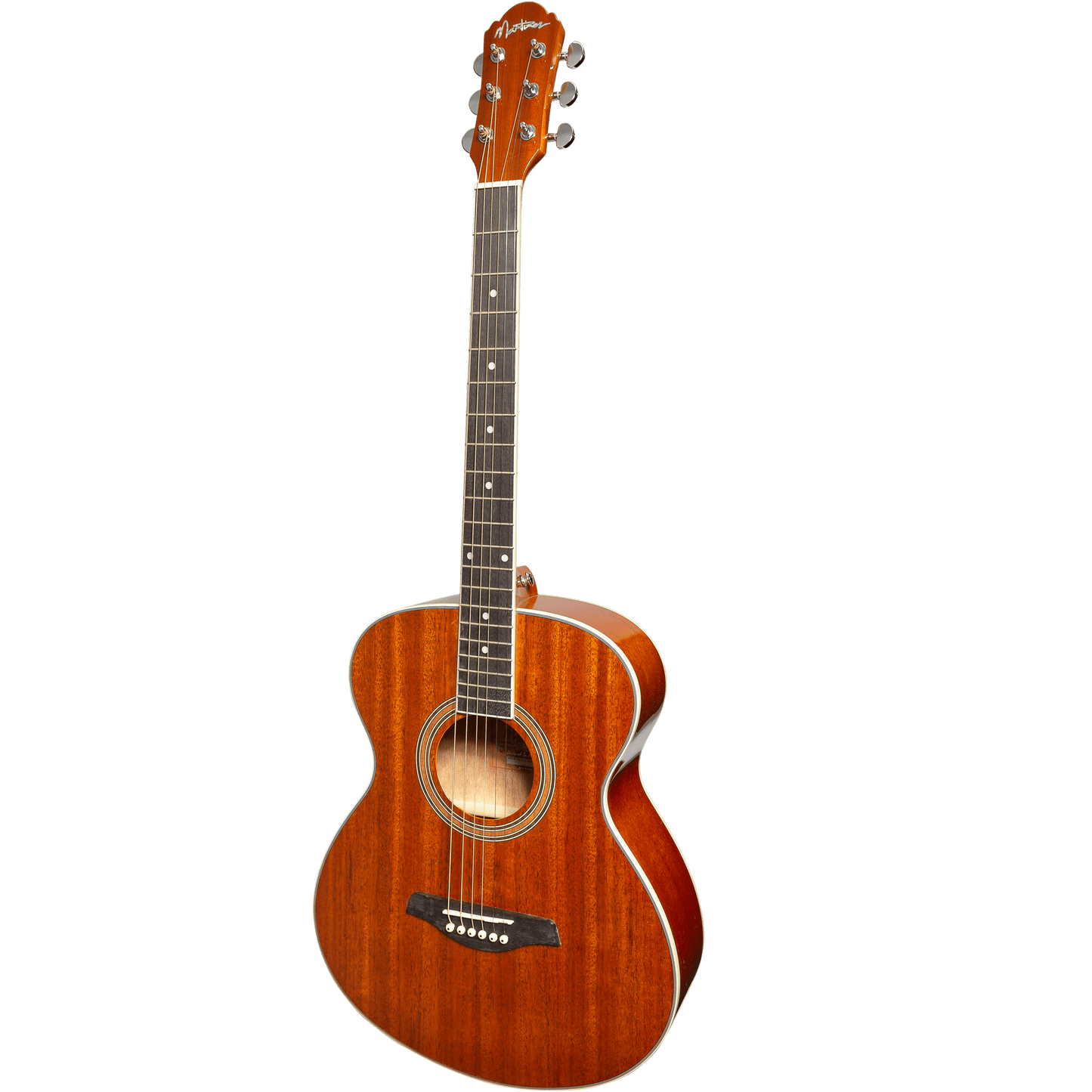 Martinez '41 Series' Folk Size Acoustic Guitar (Gloss Mahogany) - GIG Guitars