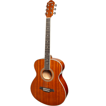 Martinez '41 Series' Folk Size Acoustic Guitar (Gloss Mahogany) - GIG Guitars