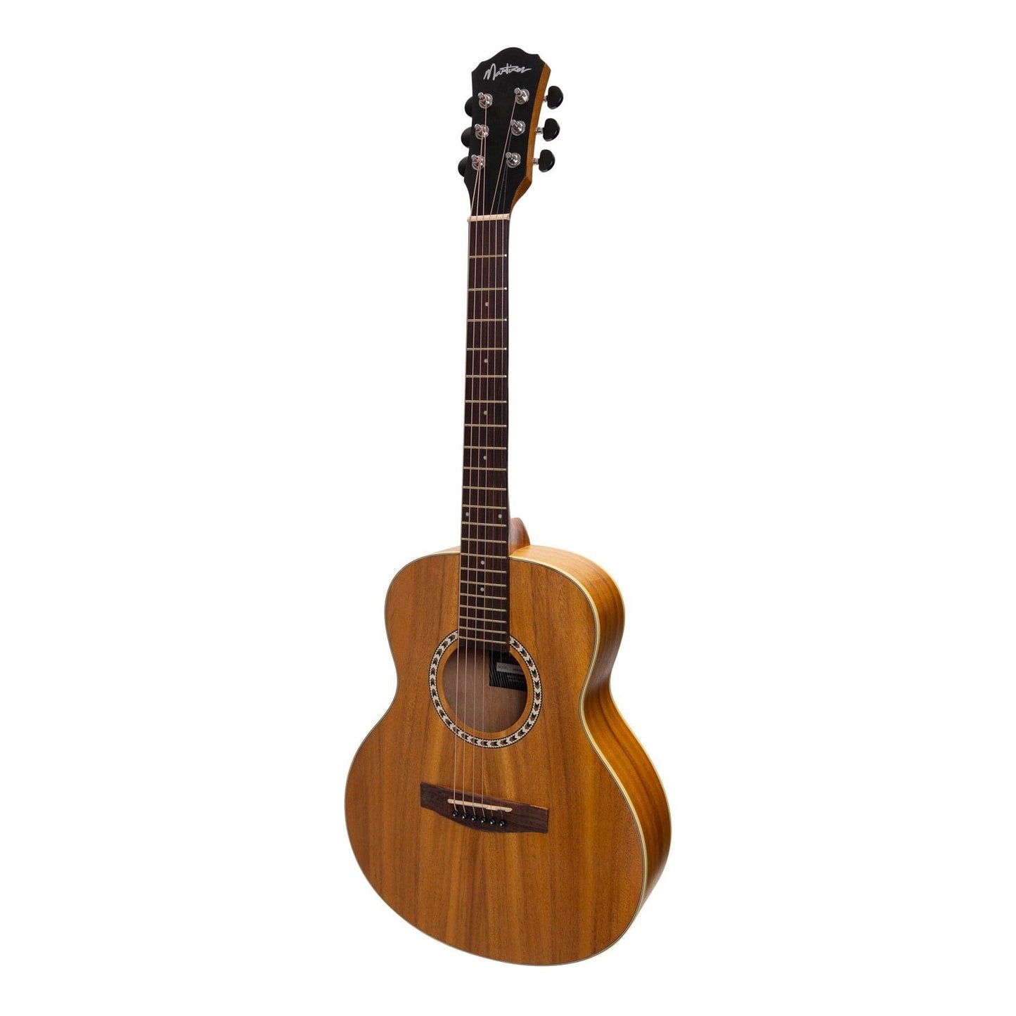 Martinez Acoustic-Electric Short Scale Guitar (Koa) - GIG Guitars