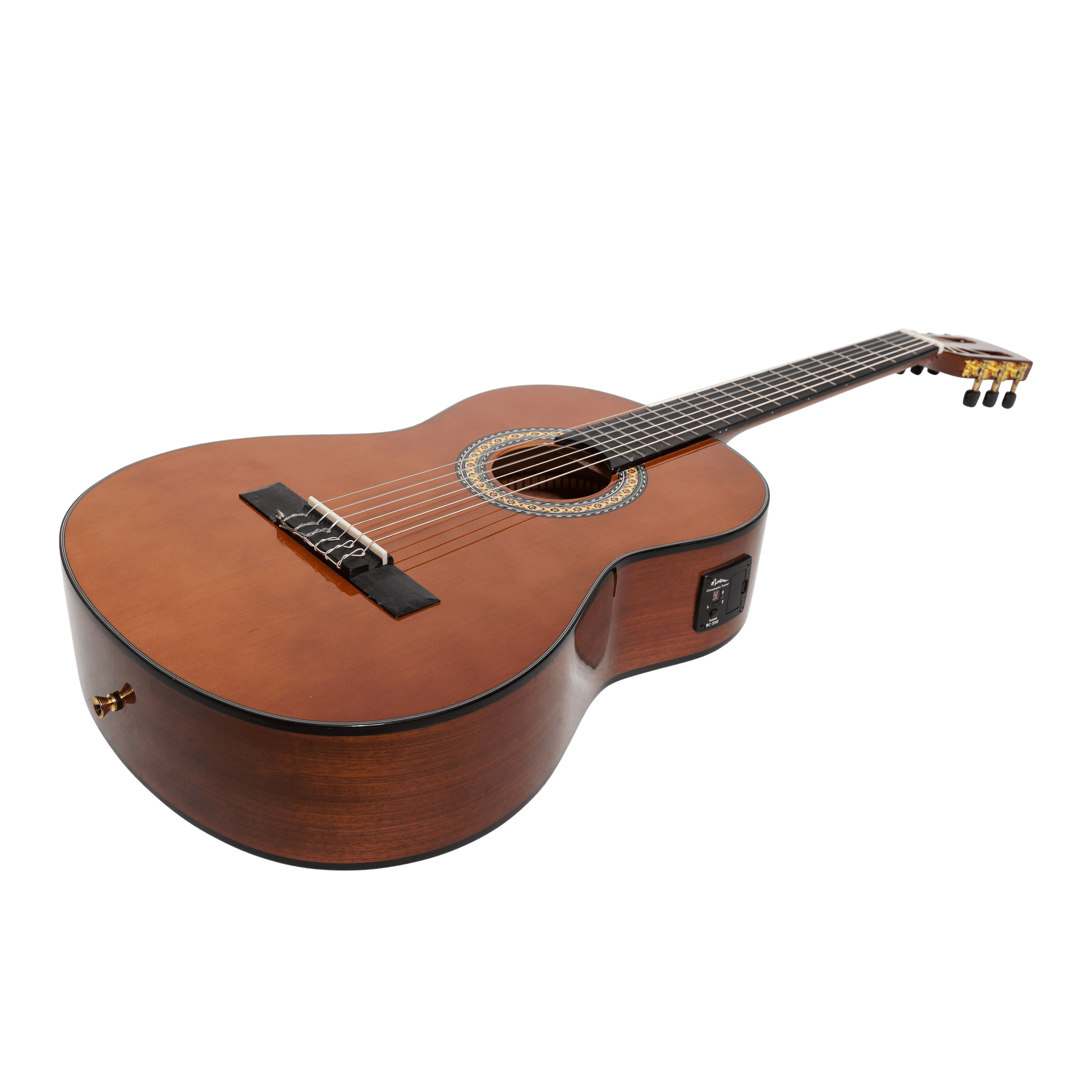 Martinez G-Series Left Handed 3/4 Size Electric Classical Guitar with Tuner (Natural-Gloss) - GIG Guitars