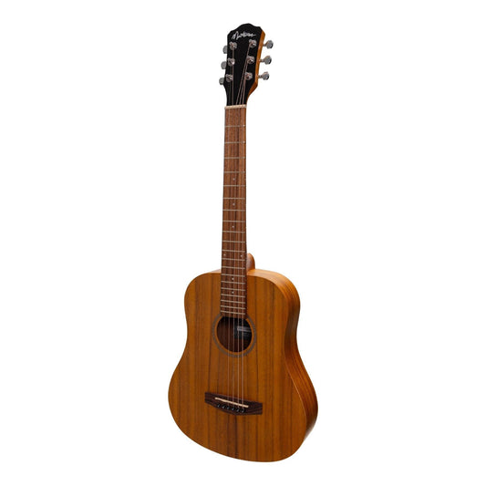 Martinez Left Handed Acoustic Babe Traveller Guitar (Koa) - GIG Guitars