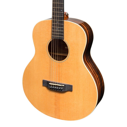 Martinez 'Southern Star Series' Spruce Solid Top Acoustic-Electric TS-Mini Guitar Natural Gloss Martinez Acoustic Guitars