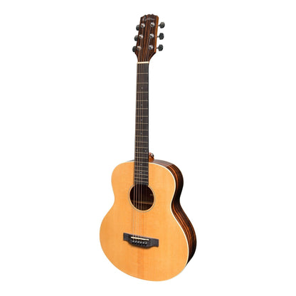Martinez 'Southern Star Series' Spruce Solid Top Acoustic-Electric TS-Mini Guitar Natural Gloss Martinez Acoustic Guitars