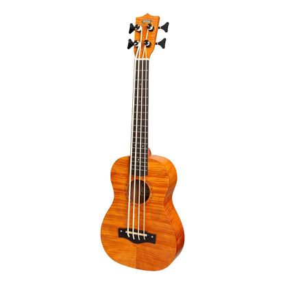 Mojo Flamed Okoume 30&quot; Electric Bass Ukulele (Yellowburst) - GIG Guitars