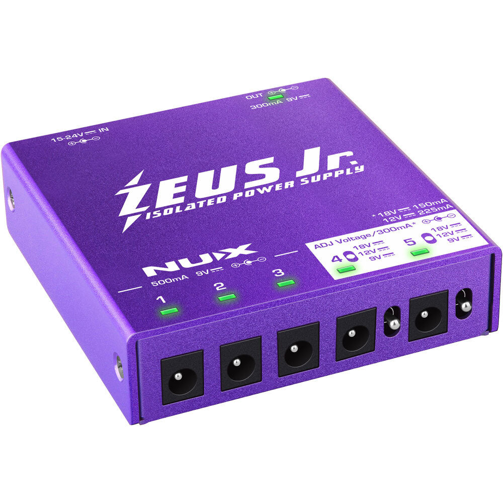 NU-X Zeus Jr. Isolated Power Supply with Cables