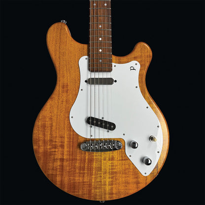 Pratley AP11 Double Cut Electric Guitar - Natural Amber Finish