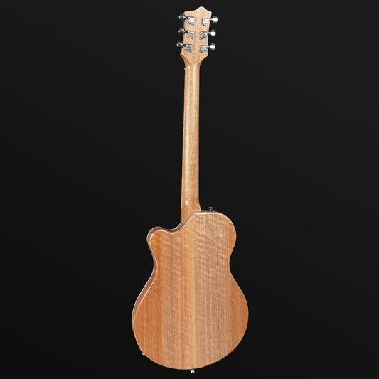 Pratley Indigo Pro Single Cutaway Solid Body Electric Mini Humbuckers Transparent Lagoon Blue