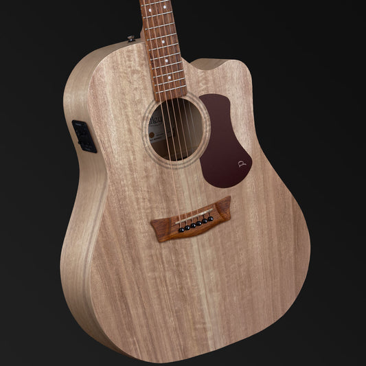 Pratley SL Dreadnought Cutaway / Electric Solid Top, Layered Back & Sides all Qld Blue Fig