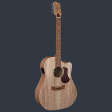 Pratley SL Dreadnought Cutaway / Electric Solid Top Qld Blue Fig, Layered Maple Back & Sides