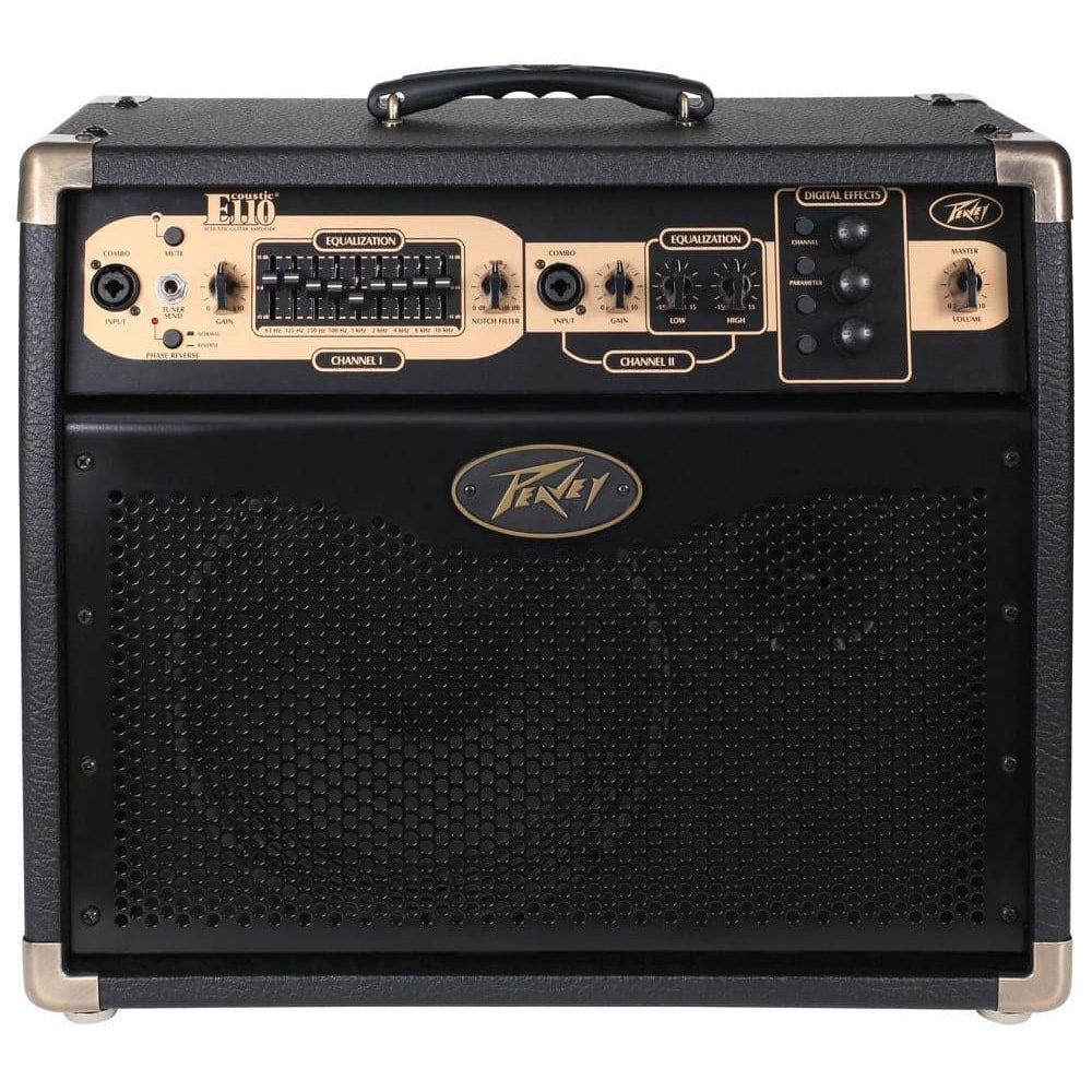 Peavey Ecoustic Series 100-Watt, 1 x 10" Acoustic Amp Combo with Foot Controller - GIG Guitars