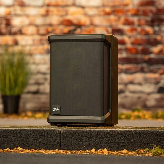 Peavey Solo Portable Battery Powered PA System, 4-Channel, 90 Watts
