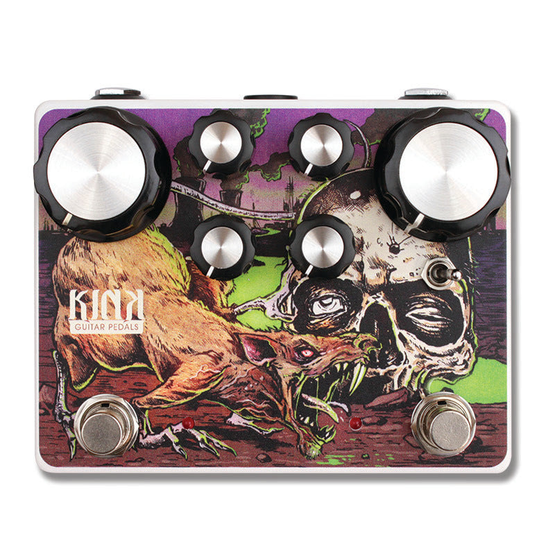 Kink Russian Plague Fuzz Distortion pedal Dual circuit Doom style fuzz Rat and Muff