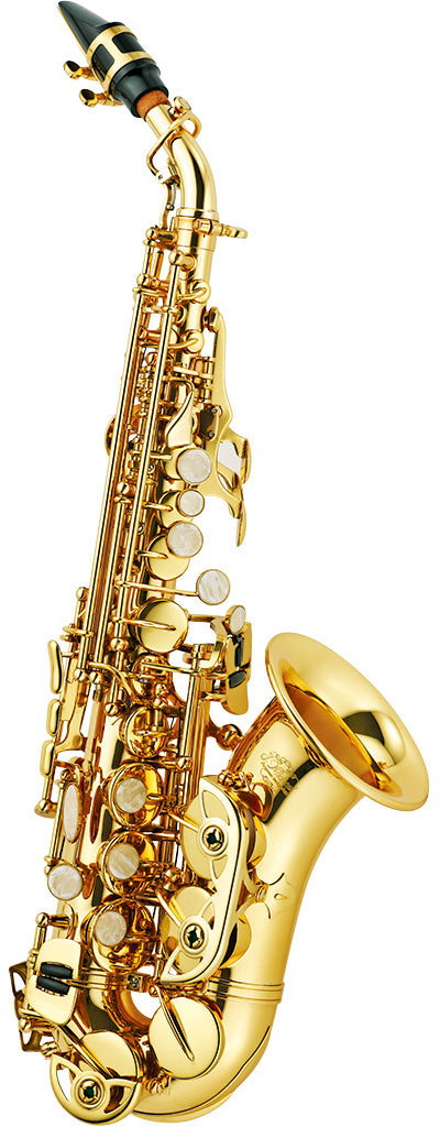 J.Michael SPC-700 Curved Soprano Saxophone in Clear Lacquer Finish