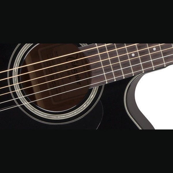 Takamine G30 Series Dreadnought AC/EL Guitar with Cutaway in Black Gloss Finish