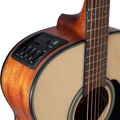 Takamine G12 Series NEX AC/EL Guitar in Natural Satin Finish