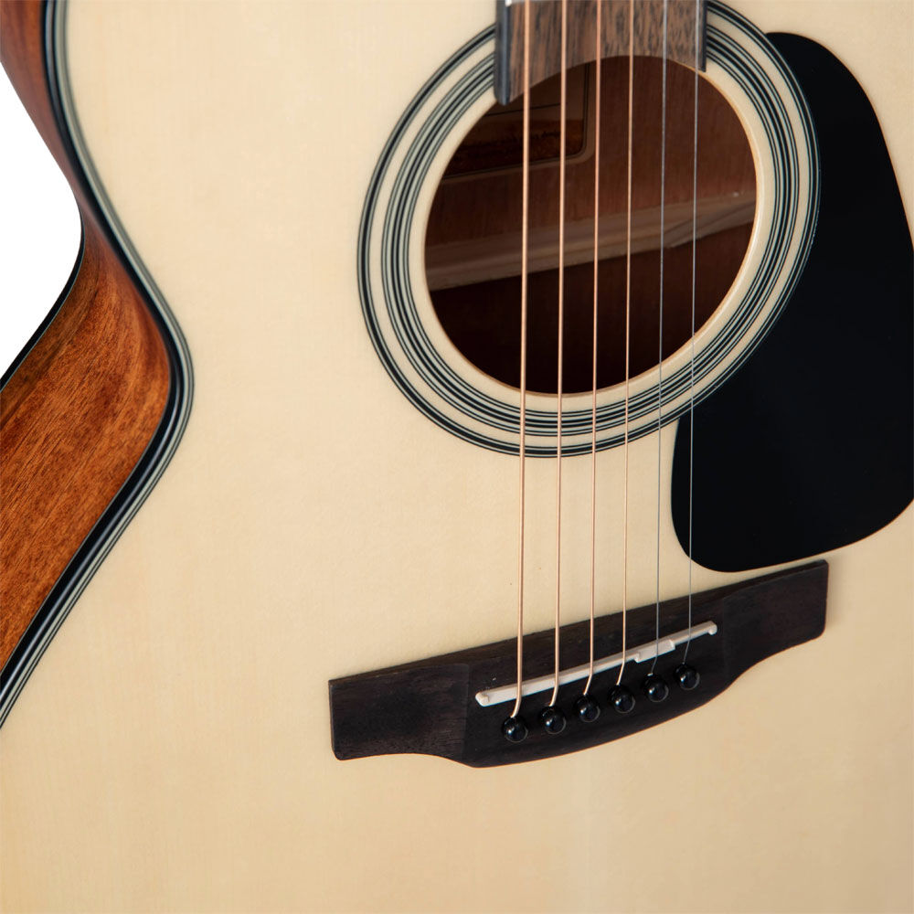 Takamine G12 Series NEX AC/EL Guitar in Natural Satin Finish