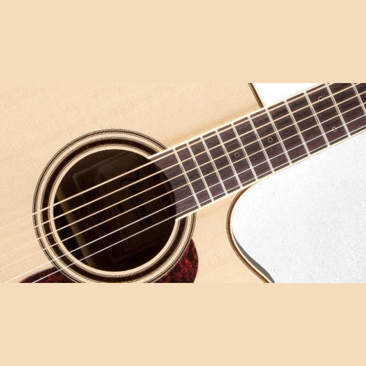 Takamine Pro Series 4 Dreadnought AC/EL Guitar with Cutaway in Natural Gloss Finish